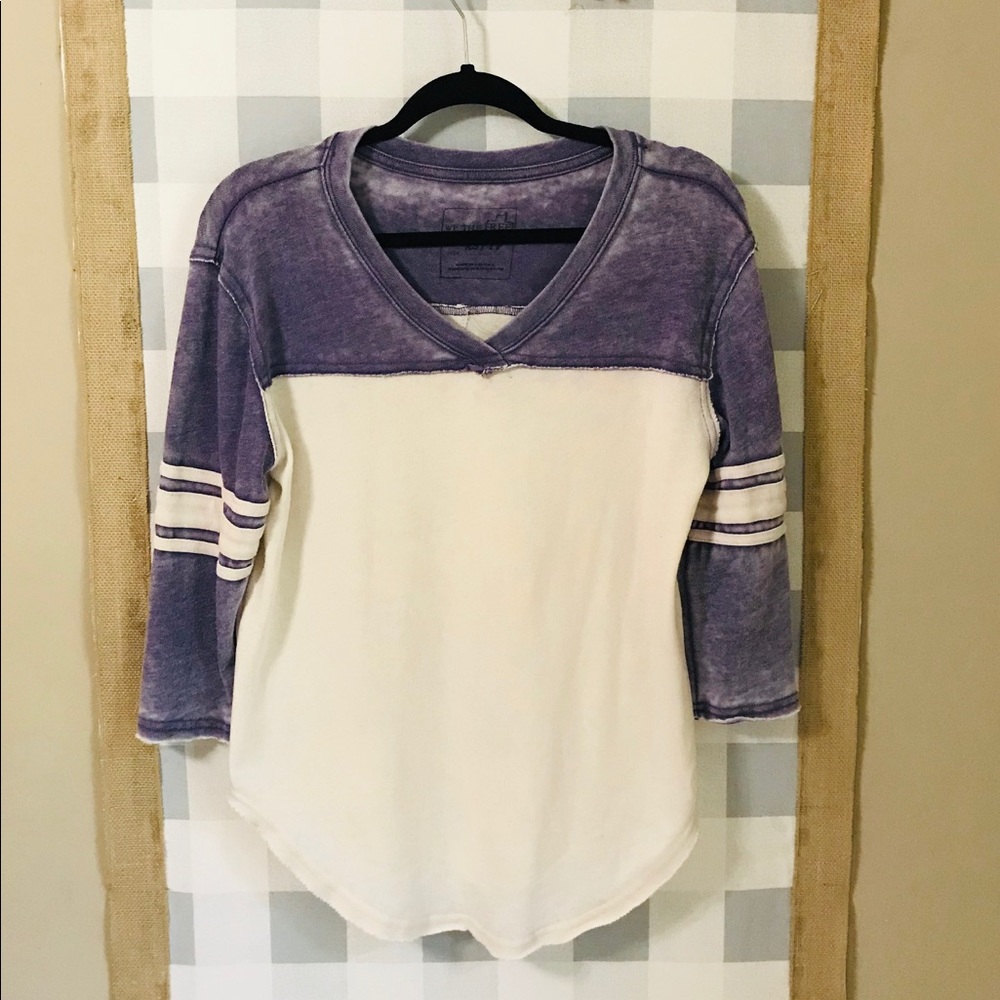 We the Free by Free People cotton 3/4 sleeve top